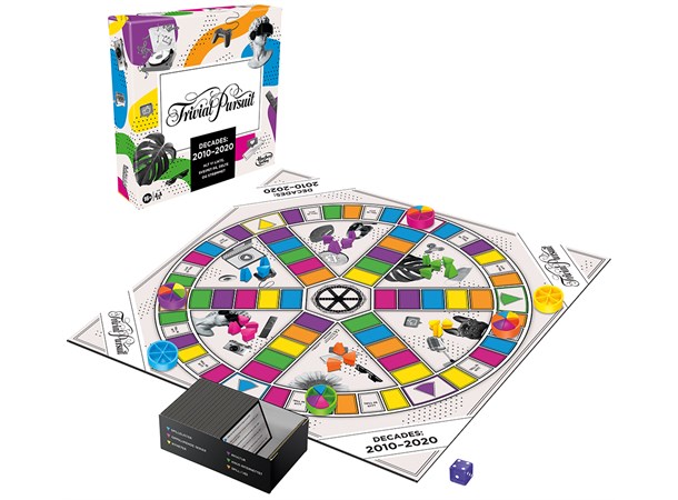 Trivial Pursuit Decades Brettspill Norsk utgave
